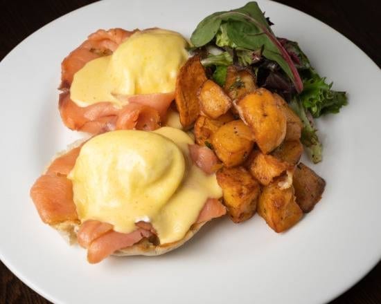 Smoked Salmon Egg Benedict.