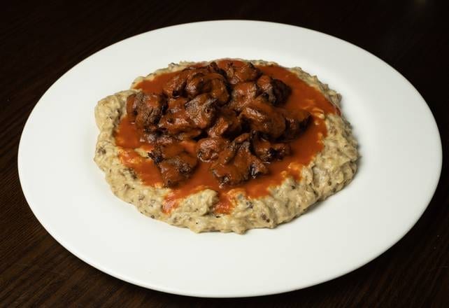 Ali Nazik Beef Kebab.