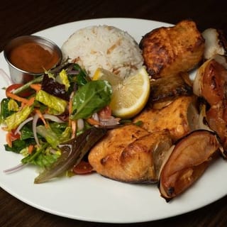 Salmon Shish Kebab