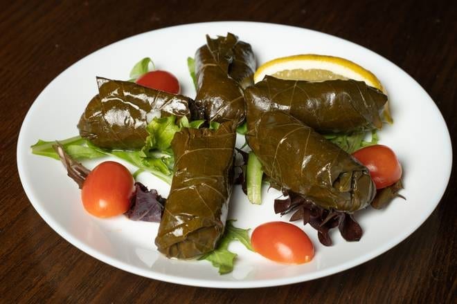 Stuffed Grape Leaves.